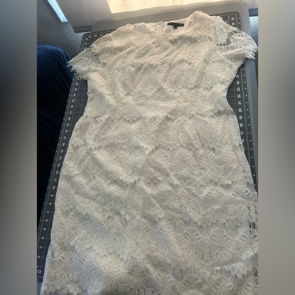 Preston & York Dresses & Skirts - Preston & York White Lace Mini Dress